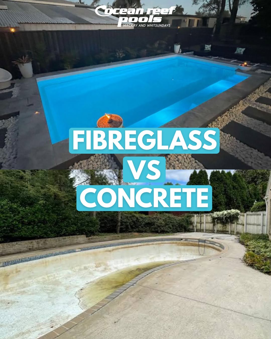 Fibreglass vs Concrete
